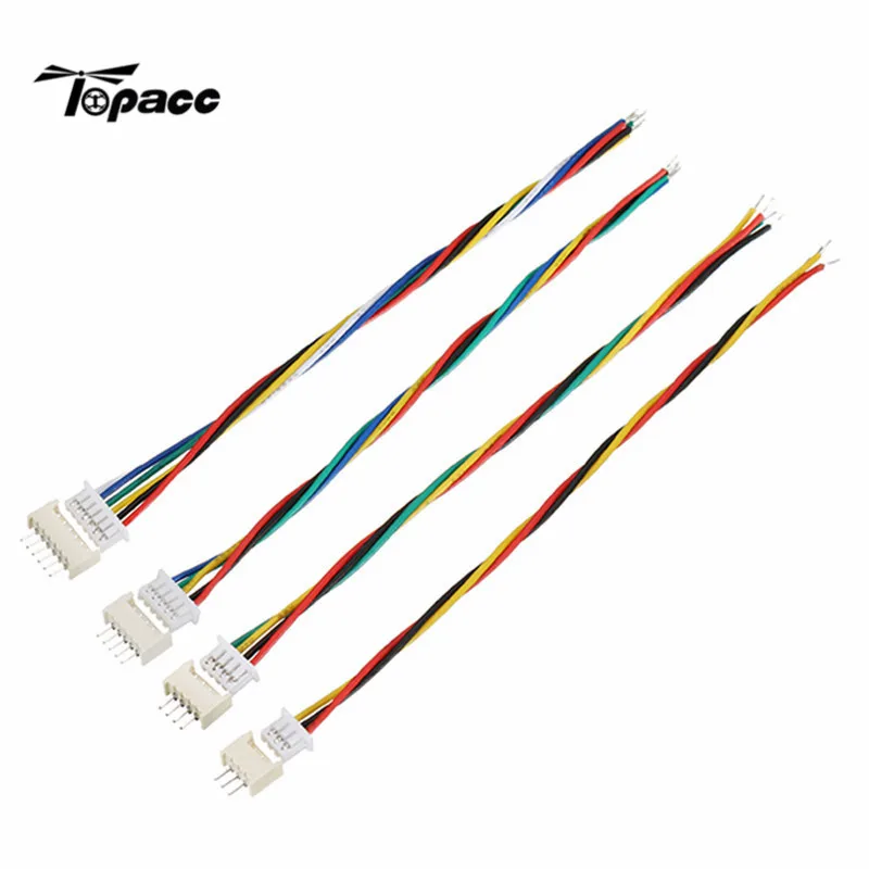 

Hot Sale 3pin/4pin/5pin/6pin Silicone SH1.25mm FPV Cable for Racing Camera Transmitter Multirotor Drone Spare Parts
