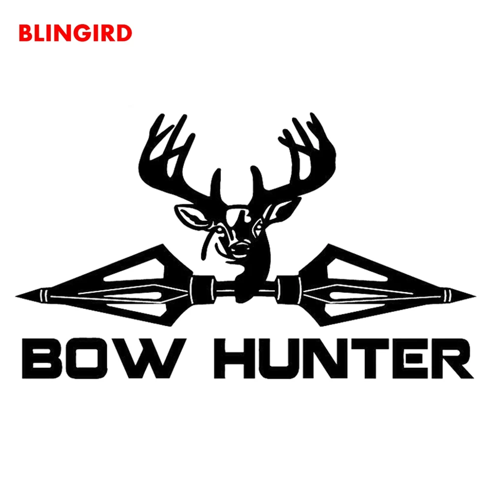 14.6cm*8.4cm Bow Hunter Car Stickers Exterior Accessories Car Styling