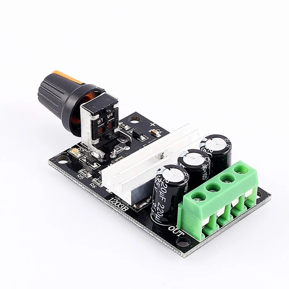 PWM DC 6 28V 3A регулятор скорости двигателя Регулируемый переключатель управления
