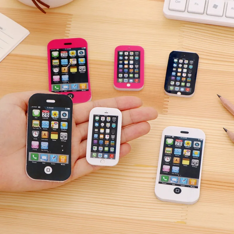 YDNZC модные креативные iPhone ластик мультфильм карандашный Kawaii моделирование