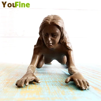 

Hot Bronze Fashion Woman Female Sexy Sculpture Home Interior Decoration Hotel Decoration Birthday Gift