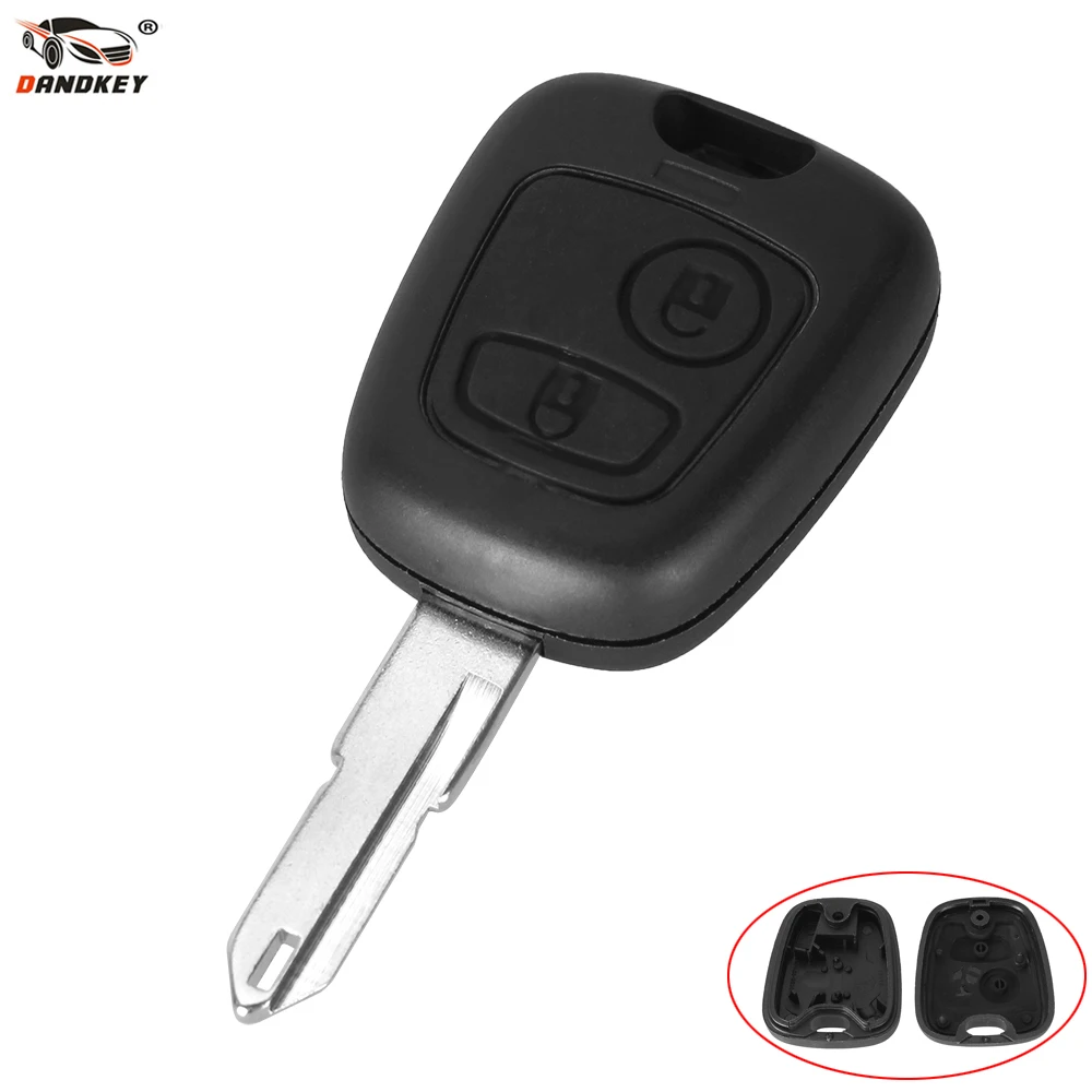 DANDKEY 2 кнопки для Citroen C2 C3 Xsara Picasso пульт дистанционного управления чехол