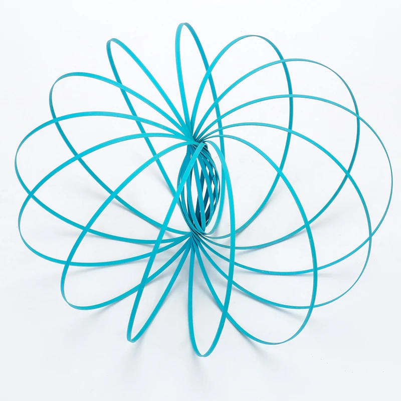 The Original Toroflux Torofluxus Flowtoys Flow Ring Toys Kinetic Spring Toy Holographic Moving Creates Ring Outdoor Toy