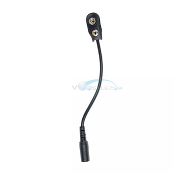 

Azor 9V Battery Clip Converter Snap Connector Female Plug For Guitar Effect Spot Power Supply Guitar Accessories Guitar Cable