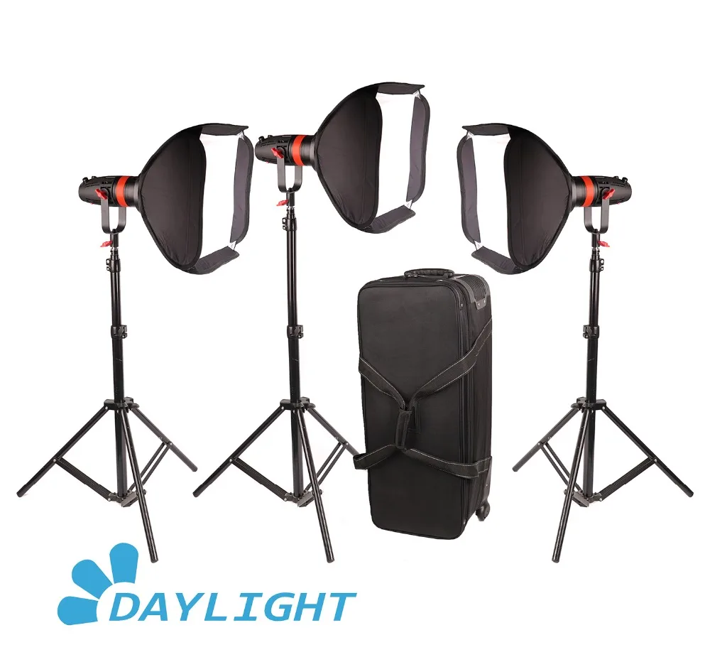 3 Pcs CAME-TV Q-55W Boltzen 55w High Output Fresnel Focusable LED Daylight Package | Электроника