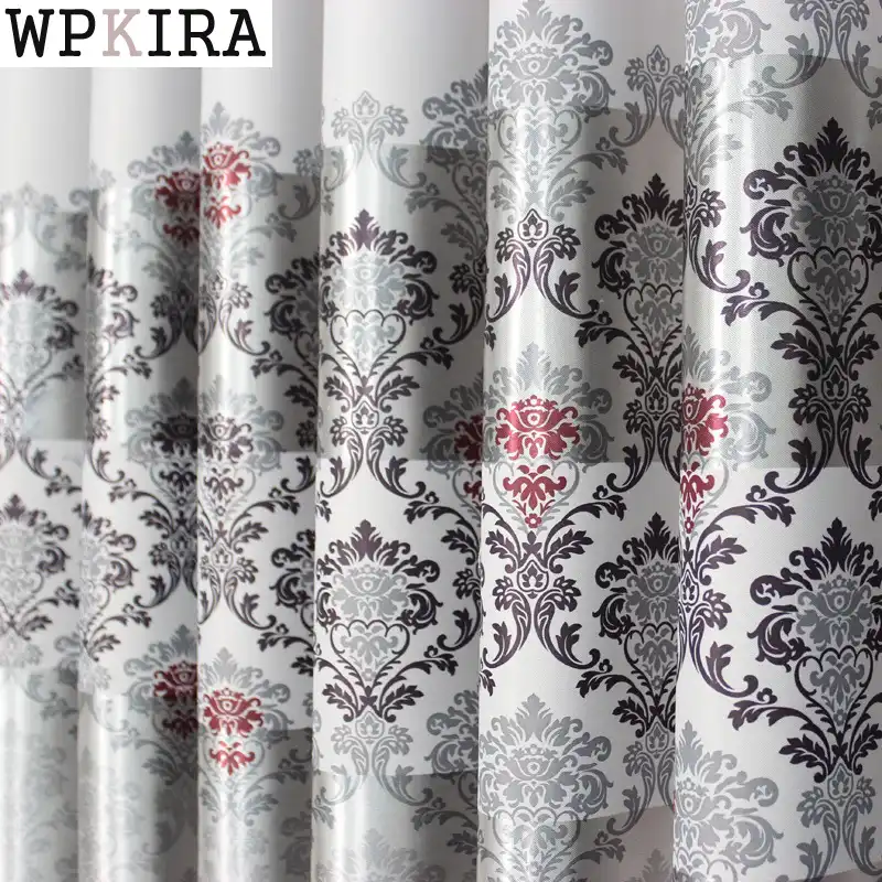 New Curtains For Windows Drapes European Modern Elegant Noble