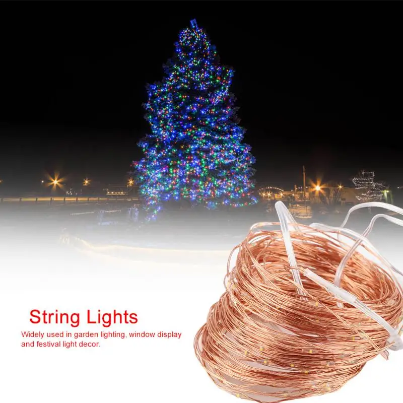 

Solar 200LED String Lights with 8 Lighting Modes pisca pisca LED Party String Fairy Lights For Home Christmas Wedding Decoration