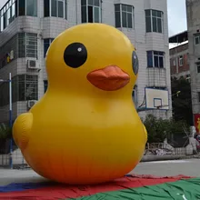 Гигантская Высококачественная надувная утка Большая Надувная мультяшная модель для рекламы надувная мультяшная надувная утка
