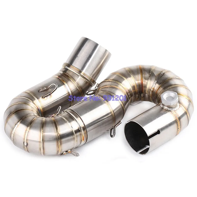 

Motorcycle CBR1000RR Exhaust Pipe Middle Link Pipe Titanium Alloy Mid Elbow Connect Pipe for Honda CBR1000RR (2008-2014)