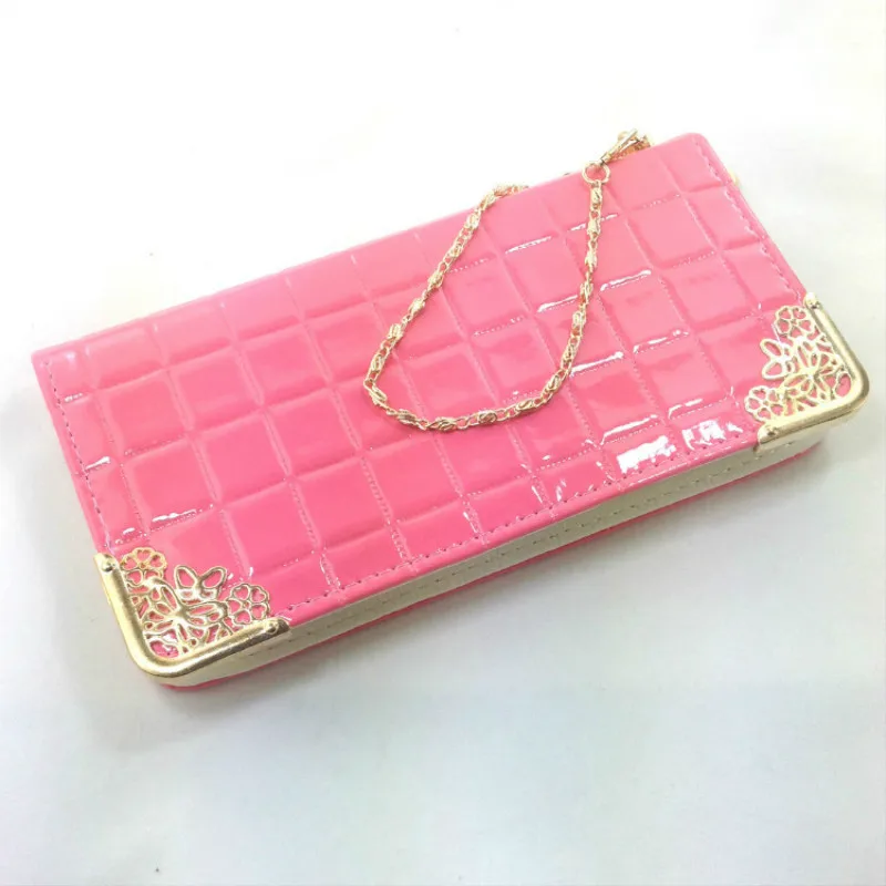 

2016 Hot Fashion Women Wallets handbag solid PU Leather Long bag Portable Change clutch Lady brand Cash phone card coin Purse