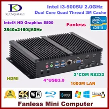 Mini itx PC Core i3 5005U dual core Intel HD font b Graphics b font 5500