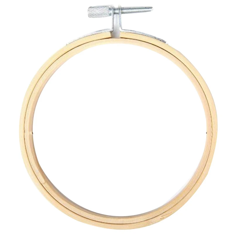 

10 Pcs/Set 10Cm Wooden Embroidery Hoops Frame Set Bamboo Embroidery Hoop Rings For Diy Cross Stitch Needle Craft Tool