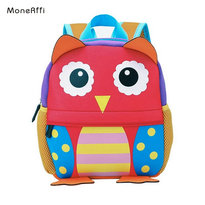 

MoneRffi Cartoon Kids Backpacks Children Backpacks Kindergarten Schoolbag Animal Kids Backpack School Bags For Girls Boy