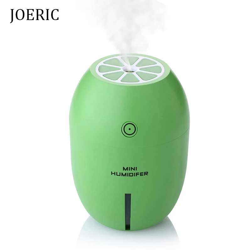 

JOERIC 180ML Lemon USB Air Humidifier Ultrasonic Mist Maker with Night Light Aroma Essential Oil Diffuser Fogger for Home Car