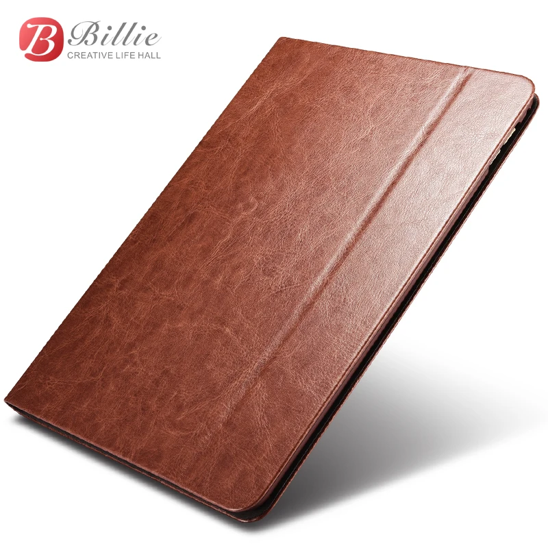 

For iPad Air 2 Case Cover Luxury Vintage PU Leather Auto Wake/ Sleep Smart Flip Case For iPad Air 2 Protective Stand Cover Shell