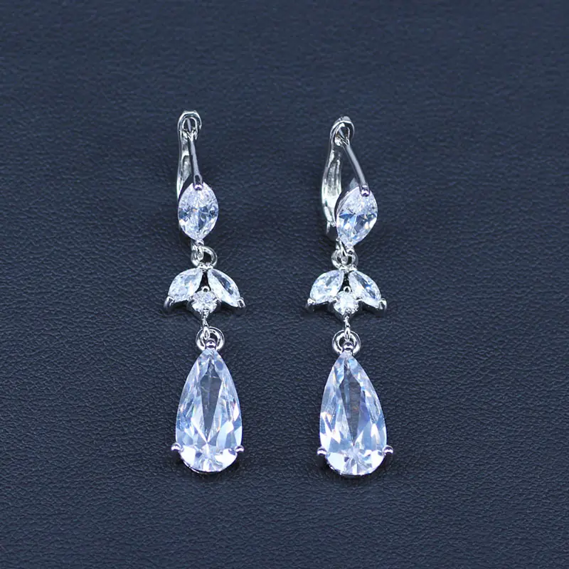 Комплект женских украшений из серег подвески ожерелья и кольца|jewelry sets earrings|jewelry