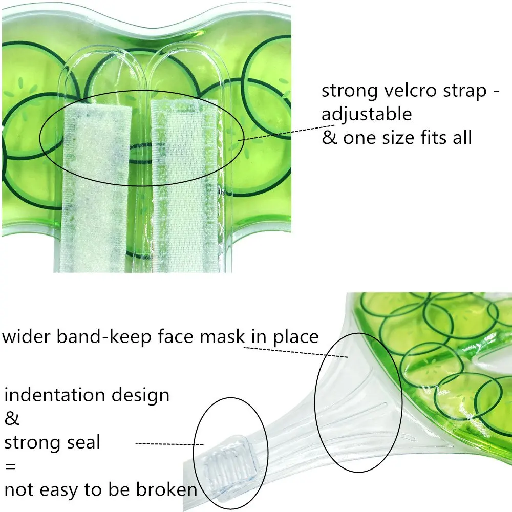Холодный гель-маска для лица охлаждения льдом для ухода за кожей лица, глаза, отличная горячей и холодной терапии с перцем чили для снятия мигрень, бессонница, Красота уход