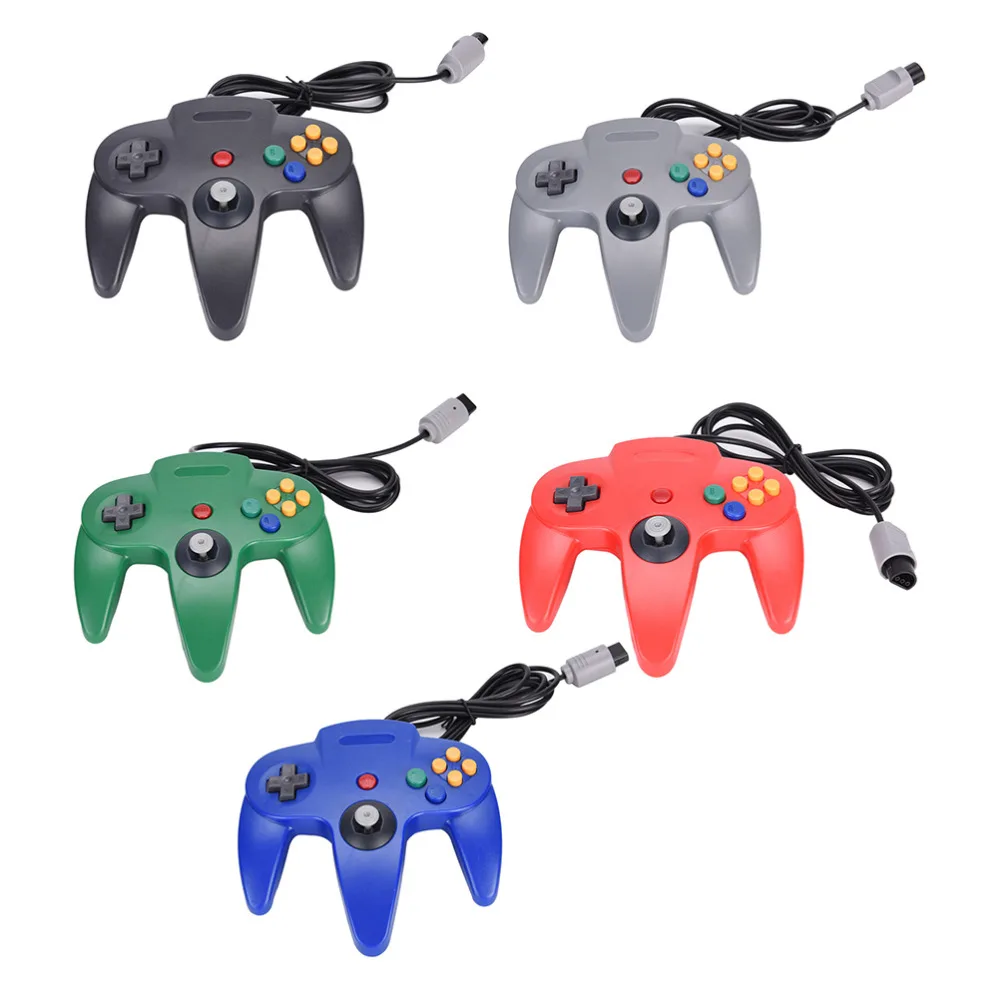 1x игровой джойстик с длинной ручкой для системы Nintendo N64|Геймпады| |