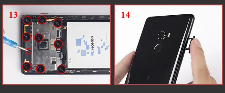 Nohon Battery For BM3B Xiaomi Mi Mix 2 High Capacity 3300mAh~3400mAh Phone Li-polymer Bateria +Free Tools For Mi Mix 2 Mix2 Battery Details (14)
