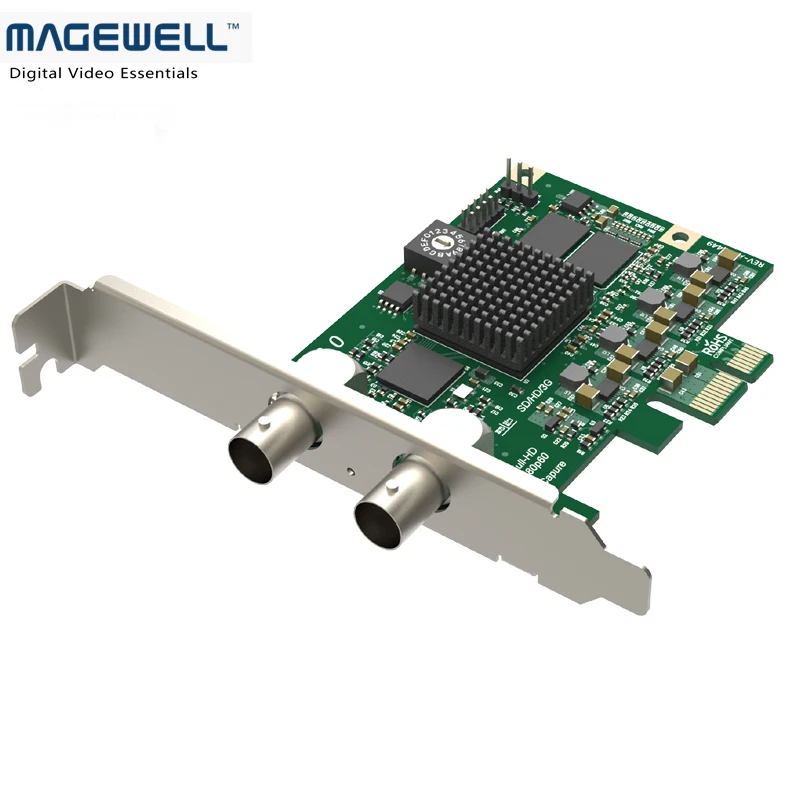 Magewell Pro capture SD/HD/3g SDI Карта видеозахвата с sdi циклическая dvr карта Linux capture card