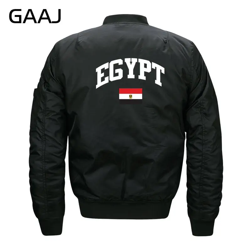 GAAJ Egypt Flag Jackets Men Bomber Army Jacket Plus Size Print Militar