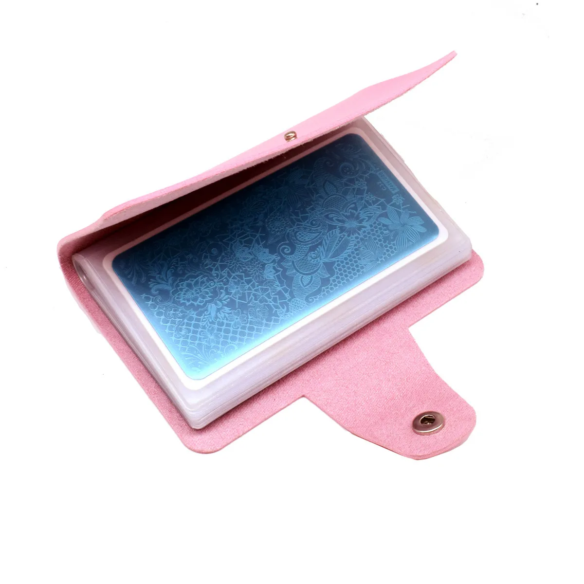 Placas de Imagem com Modelos Suporte de Placa de Couro Buda Faraó Mandala Manicure Unha Arte Polonês Carimbar 4 pc - Set Modelo Unhas 7 Modelos de unha artística