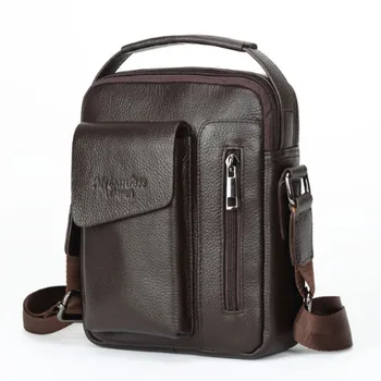 

New fashion Men Genuine Leather Cross Body Tote Handbag High Quality Men's classic Casual Shoulder Messenger Bag Handbags