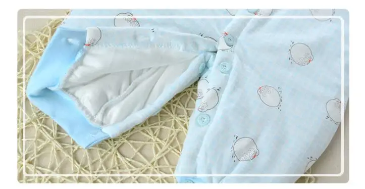 BibiCola/Теплые Комбинезоны для младенцев; зимний хлопковый утепленный комбинезон для малышей; бархатные пижамы; одежда для сна для малышей
