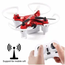 Мини L7R WiFi в режиме реального времени 0.3MP FPV камера RC Квадрокоптер с установленными режимами высоты Безголовый режим красный+ 3D VR очки