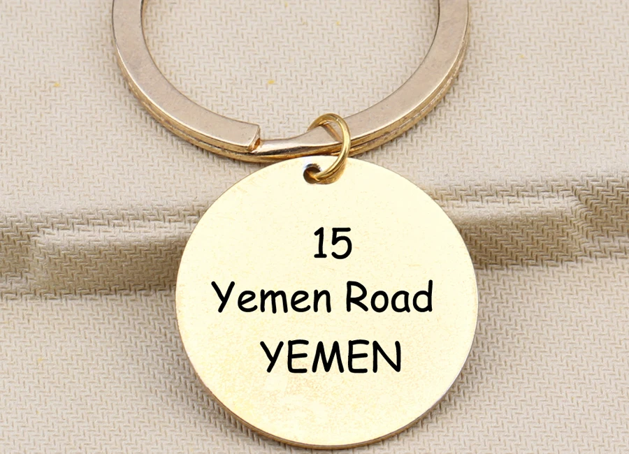 15 Yemen Road Yemen Letter Chandler Bing с героями телесериала «друзья» Вдохновленный брелок лучшие друзья брелок Забавный брелок подарки