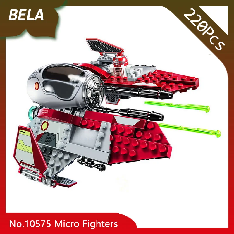 

Bela 10575 220pcs Star Series Wars The Warsingly Micro Fighters Model Building Blocks Kids Toys Compatible with Legoings