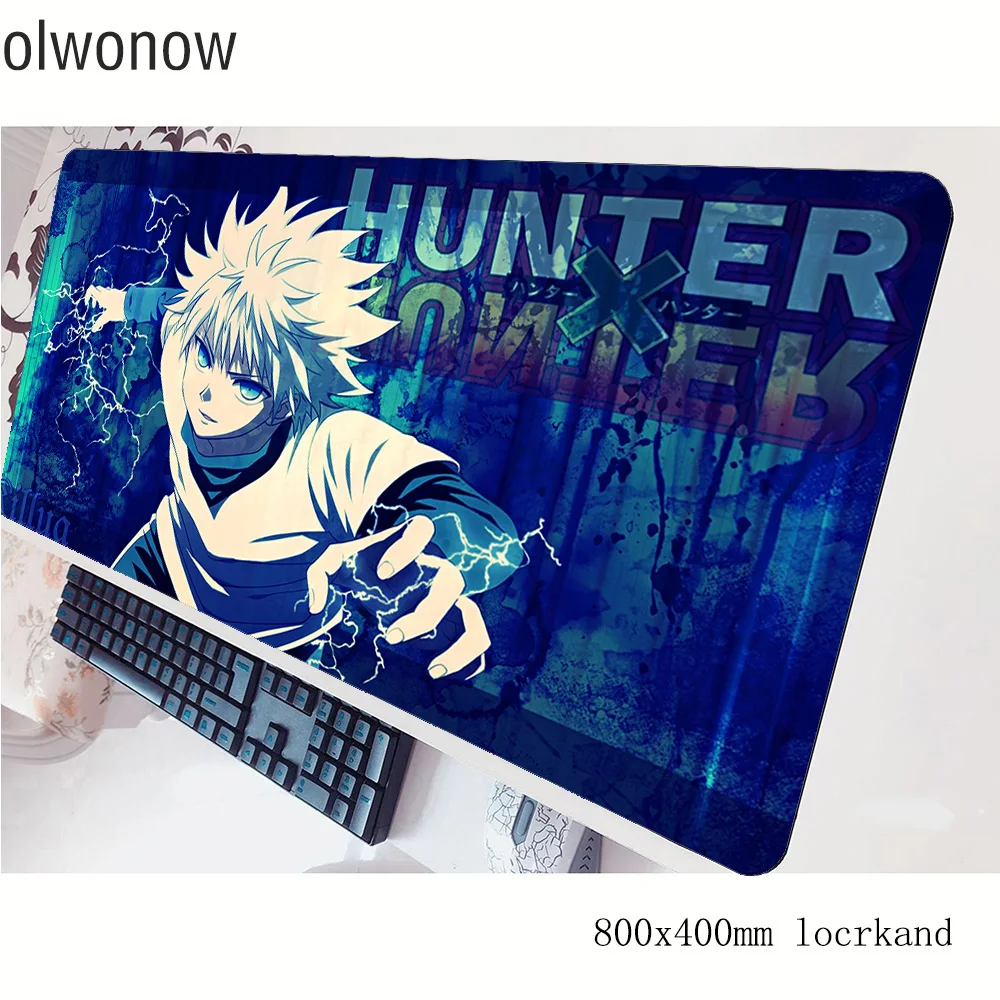 Hunter x hunter коврик для игровой мыши массового узор 800x400x3 мм Лидер продаж ноутбук