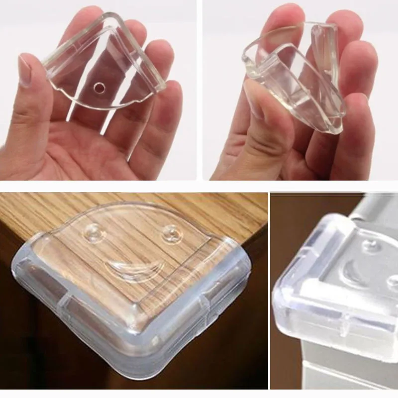 

10pcs/lot Baby Safety Silicone Protector Table Corner Edge Protection Cover Anticollision Edge Corner Protection From Children