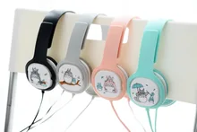 2017 Totoro wired stereo Headphone with Mic for mobile phone cute music kids MP3 player headset