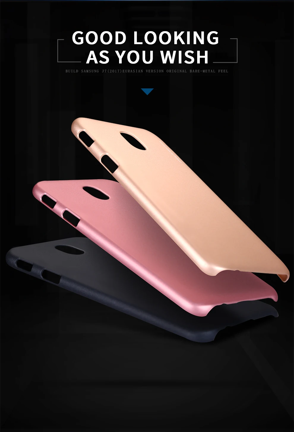

Phone Cases X-Level Silky Hard Matte Ultra thin back case shockproof cover for samsung Galaxy J3 Pro 2017 J330 J330F Case