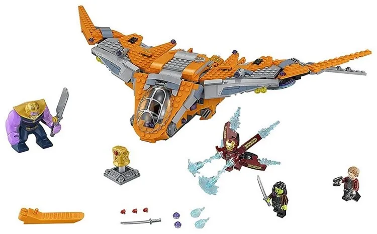 

755pcs 07103 Super Heroes Avengers Thanos: Ultimate Battle Legoinglys 76107 Building Kit Block Toys