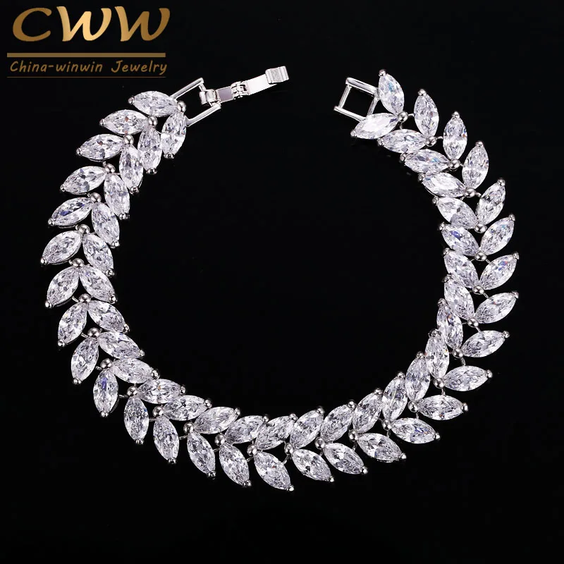 2020 Роскошные ювелирные изделия cwwzircon AAA высококачественный фианит в форме листа
