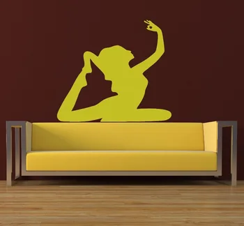 

Yoga training lotus posture practice meditation Stylish Wall Sticker Decal