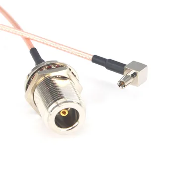 

2 piece/lot 6'' N Female Jack to TS9 Male Plug pigtail Cable Coax Jumper Bulkhead O-ring