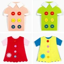 

4 Designs Functional T-shirt & Jacket Kids Early Leanring Felt Fabric Children handmade Nonwoven Decoration DIY Felt Fabric