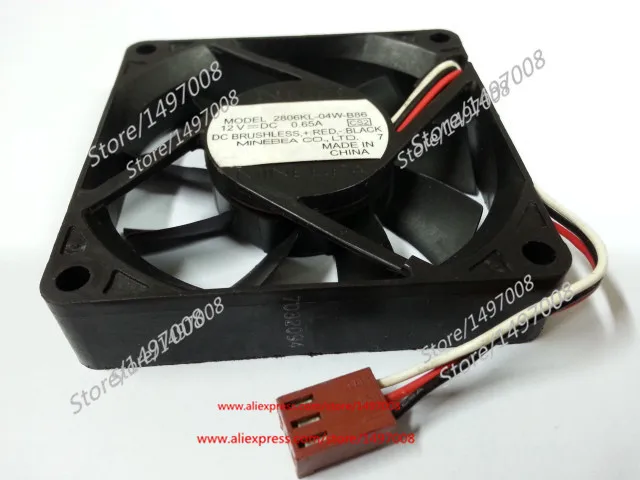 NMB MAT 2806KL 04W B86 CS2 DC 12V 0.65A 3 жильный 70x70x15 мм Сервер вентилятор охлаждения|nmb-mat|cs265 mm |
