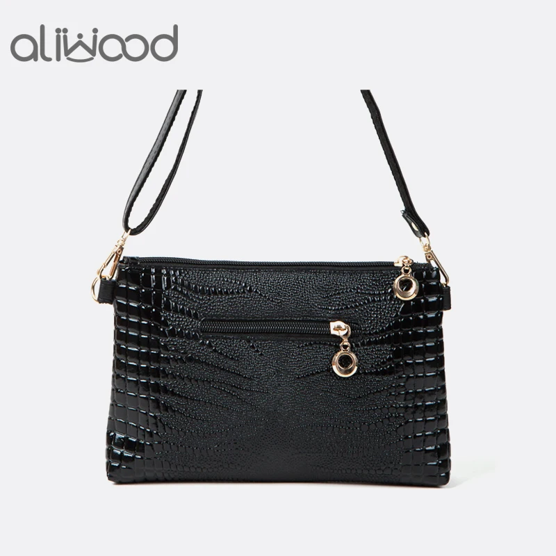 

2018 New Women Bag Handbags Simple Leather Alligator Messenger Bags Females Shoulder Bag Ladies Cross body Bags Bolsas Feminina