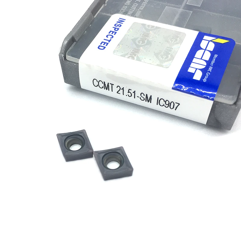 

CCMT060204 SM IC907 10pcs Carbide cutters CCMT 060204 SMIC907 Insert face mill Lathe CNC tools tools internal Turning Tool