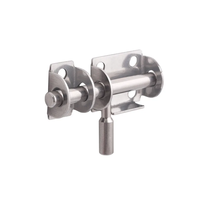 Stainless steel door latch and windows latches toilet door bolt double