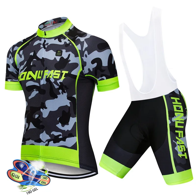 Quick-Dry Cycling Jersey Set MTB Road Bicycle Clothing Breathable Mountain Bike Clothes men Cycling Set