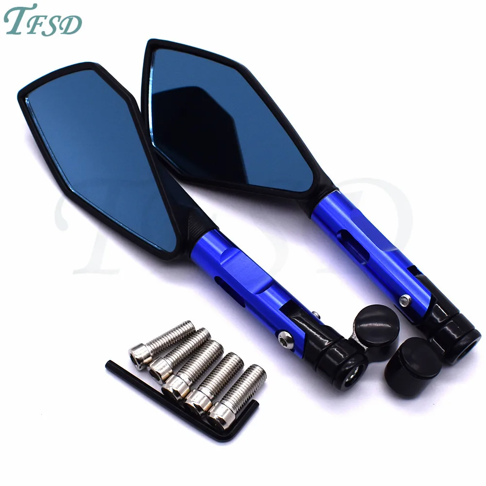 

Universal 8mm 10mm Aluminum CNC Motorcycle Motorbike rearview back side rearview mirror colorful For MV Agusta Brutale 1078RR