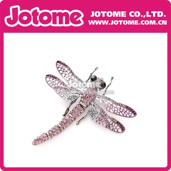 

100pcs/lot Purple Dragonfly Brooch Big Purple Fasion Women Sweater Decor Jewelry
