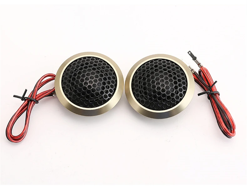 Tweeters Car Audio Paired Silk Soft Dome HIFI Loudspeaker Auto 4 ohm