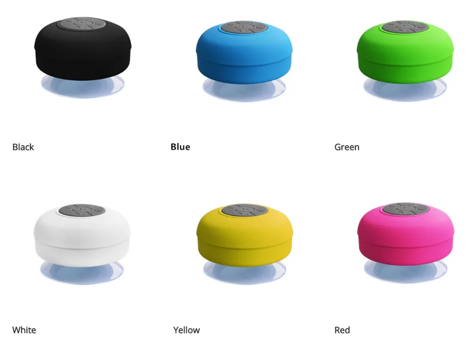 Hot Portable Subwoofer Waterproof Shower Speaker Wireless Bluetooth Handsfree Receive Call Music Suction Mic For iPhone Samsung (2)