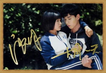 

signed HU YITIAN SHEN YUE autographed original photo A love so beautiful 6 inches free shipping 122017a